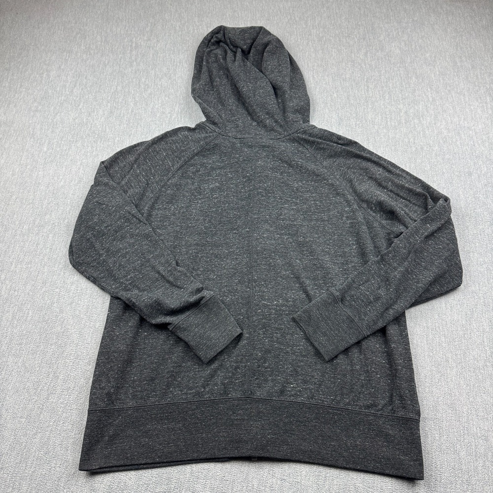 Nike Jacket Women XL Gray Lightweight Full Zip Hoodie Fleece Gym Workout Train - Picture 11 of 12